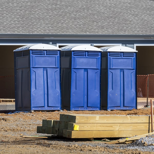 is there a specific order in which to place multiple portable toilets in Bay Head NJ